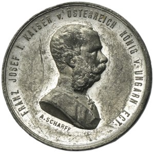Austria, Francesco Giuseppe I, medaglia Esposizione Universale Vienna 1873