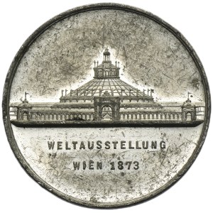 Austria, Francesco Giuseppe I, medaglia Esposizione Universale Vienna 1873