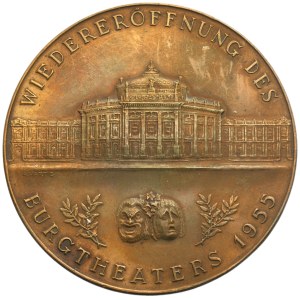 Austria, Medal for the Reopening of the Burgtheater in Wien 1955