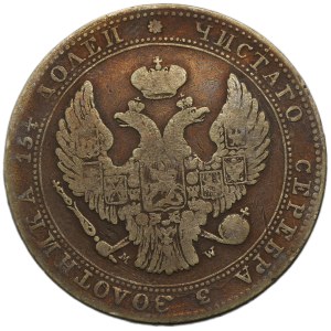 3/4 rouble = 5 zloty Warsaw 1836 MW