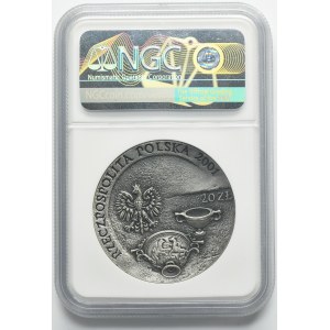 20 złotych 2001 Szlak Bursztynowy - NGC PF70 ANTIQUED