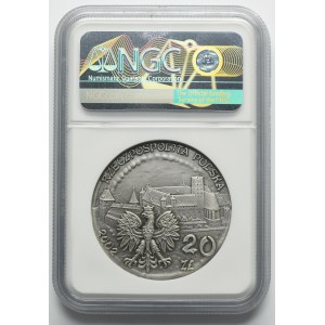 20 Gold 2002 Malbork Castle - NGC PF70 ANTIQUED