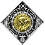 1 zloty 2024 100° anniversario dell'introduzione dello zloty da collezione - CLIPP