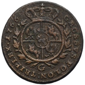 Poniatowski, 3 Groschen Krakau 1766 G