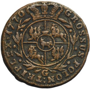 Poniatowski, 3 Groschen Warsaw 1770 G