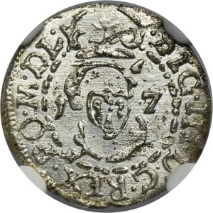 Sigismund III Vasa, Vilnius 1617 - NGC UNC DETAILS