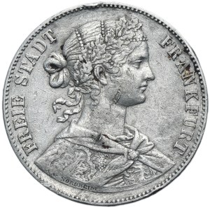 Germany, City of Frankfurt, Thaler Frankfurt 1860