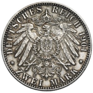 Deutschland, Königreich Preußen, Wilhelm II, 2 Mark Berlin 1901
