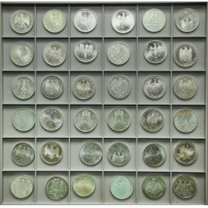 Set, Germany, FRG, 10 Mark (36 pcs.)