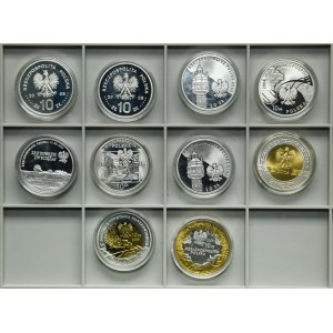 Set, 10 gold 2004-2009 (10 pcs.)