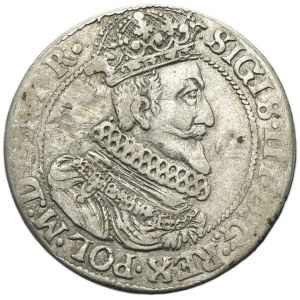 Sigismund III Vasa, 1/4 Thaler Danzig 1624/3 - PR•