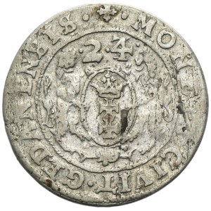 Sigismund III Vasa, 1/4 Thaler Danzig 1624/3 - PR•