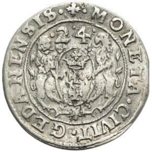 Sigismund III Vasa, 1/4 Thaler Danzig 1624 - PR•