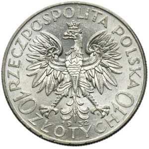 Head of a Woman, 10 zloty Warsaw 1932