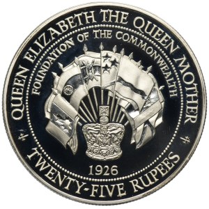 Seychellen, Republik, 25 Llantrisant-Rupien 1996 - Gründung des Commonwealth of Nations