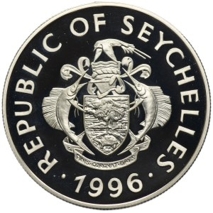 Seychellen, Republik, 25 Llantrisant-Rupien 1996 - Gründung des Commonwealth of Nations
