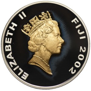 Fidschi, Elizabeth II, $10 Llantrisant 2002 - Verteidigerin des Glaubens