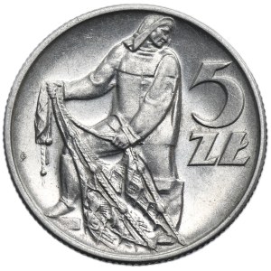 5 gold 1958 Fisherman - narrow eight
