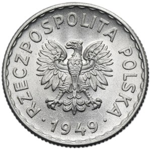 1 złoty 1949 Aluminium