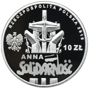 10 zl 2019 90th anniversary of birth of Anna Walentynowicz