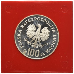PRÓBA, 100 złotych 1977 Ochrona Środowiska Żubr