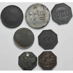 Set, Germania, Notgeldy (7 pezzi)
