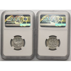 Set, Head of a Woman and a Sailing Ship, 2 gold (2 pieces).