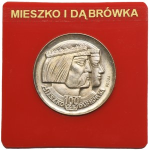 CAMPIONE, 100 zloty 1966 Teste di Mieszko e Dąbrówka