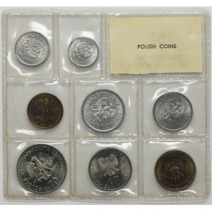 Set, Polish Coins Issued in 1977 (8 pieces).
