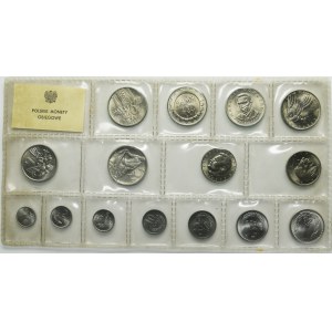 Set, Polish Circulation Coins 1949-1976 (15 pieces).
