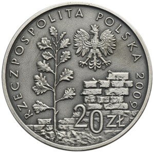 20 złotych 2009 65. Rocznica likwidacji Getta w Łodzi