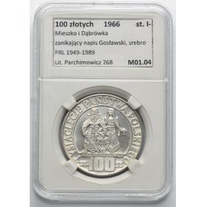 100 zloty 1966 Mieszko and Dabrowka