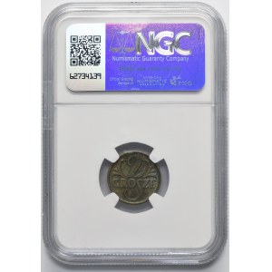 2 grosze 1923 - NGC MS62