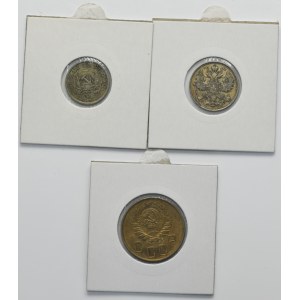 Set, Russia, 5 Kopecks, 10 Kopeck and 15 Kopeck (3 pcs.)