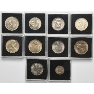 Set, 20 centesimi e 10 oro (10 pezzi)