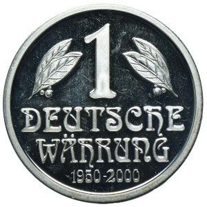 Germany, Medal 50 Years of German Currency 2000