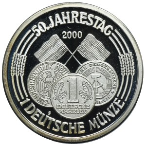 Germany, Medal 50 Years of German Currency 2000