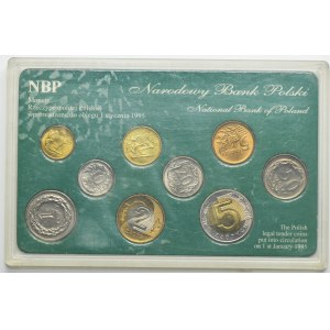 Set, III RP, Pièces mises en circulation 1.01.1995