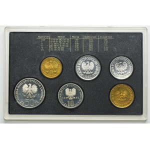 PRL, 1982 vintage set (6 pcs.)