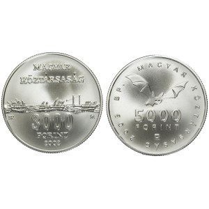 Set, Hungary, 3.000 Forint and 5.000 Forint (2 pcs.)