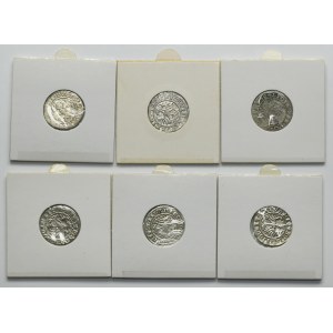 Set, Sigismund I the Old, Schilling and Halfgroschen Thorn and Vilnius (6 pcs.)