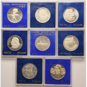 Set, 100 gold 1973-1977 (8 pcs.)