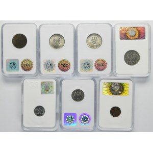 Set, Second Republic and People's Republic of Poland, Mix of coins (7 pieces).