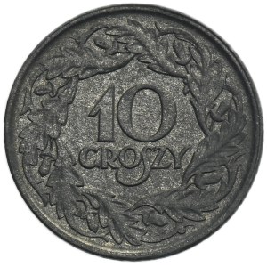 German Occupation, 10 groschen 1923