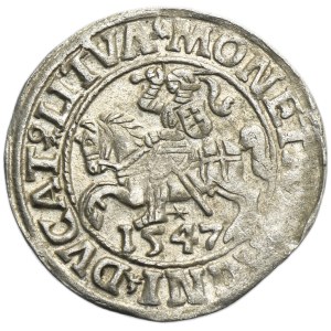 Sigismund II August, 1/2 Groschen Vilnius 1547 - LI/LITVA