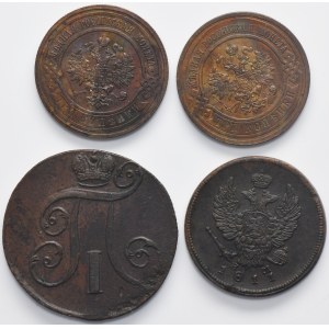 Set, Russia, 2 Kopeks and 3 Kopeks (4 pcs.)