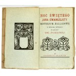 ZEGADŁOWICZ Emil - The Night of Saint John the Evangelist. Mystery (1924)[autograph].