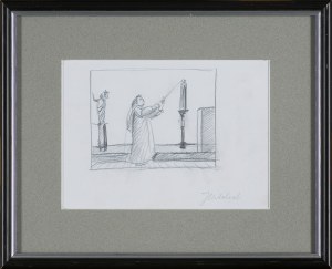 Jarosław Modzelewski, SZKIC DO OBRAZU „GASZENIE PASCHAŁU”, 2000