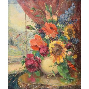 Włodzimierz TERLIKOWSKI (1873-1951), Kwiaty w wazonie
