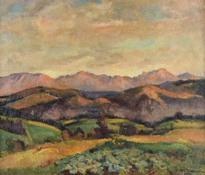 Stefan FILIPKIEWICZ (1879-1944), Widok na Tatry, 1932